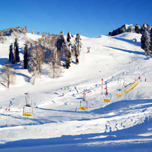 Skiing in Goderdzi, Georgia