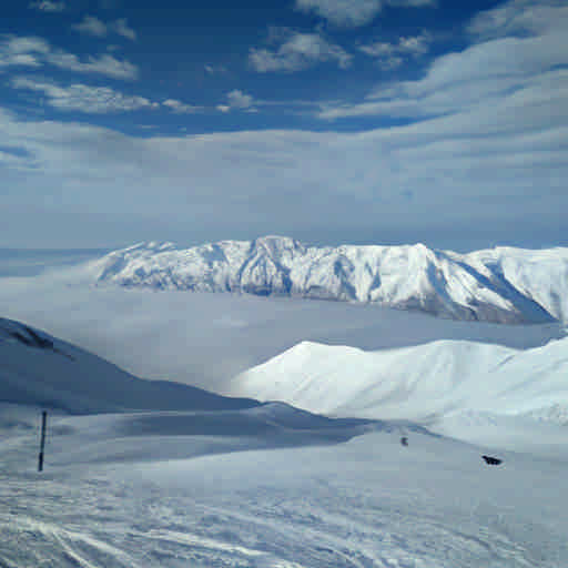 Skiing in Gudauri, Georgia