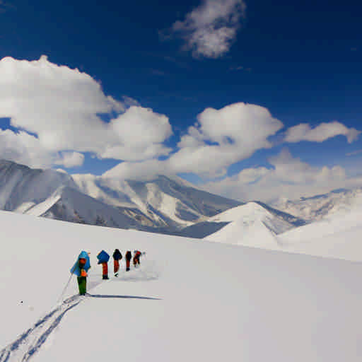 Skiing in Tetnuldi, Georgia