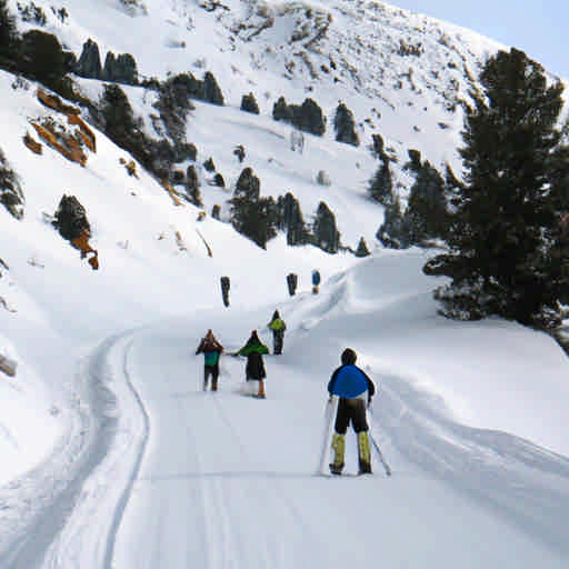 Skiing in Luserna, Italy