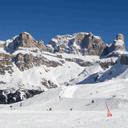 Skiing in Madonna di Campiglio, Italy