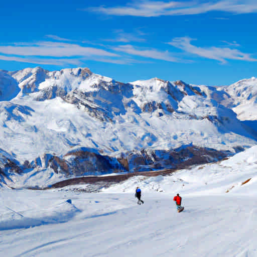 Skiing in Val d'Isere, Italy