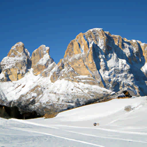 Skiing in Val Gardena, Italy