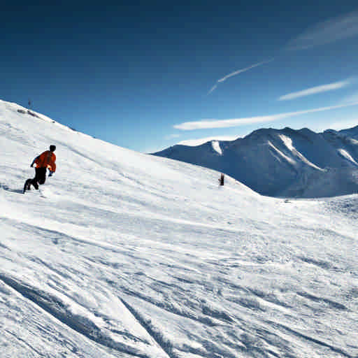 Skiing in Valtellina, Italy