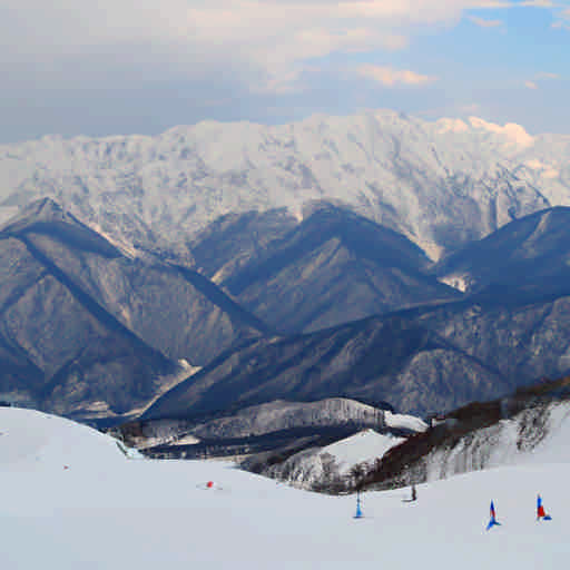 Skiing in Gudauri, Russia