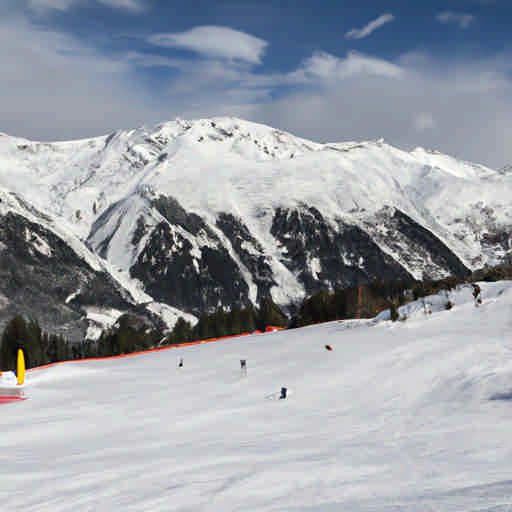 Skiing in Gudauri, Switzerland