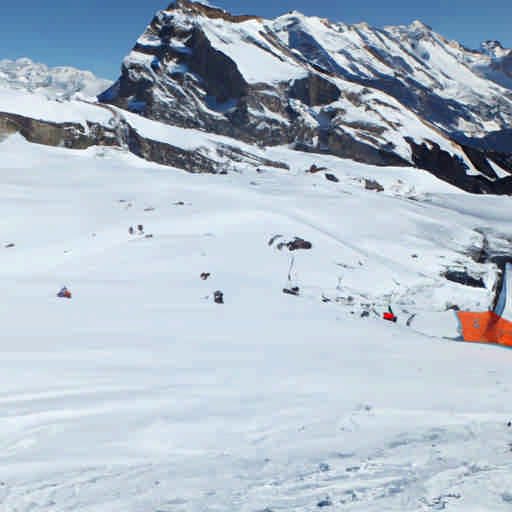 Skiing in Gudauri, Switzerland