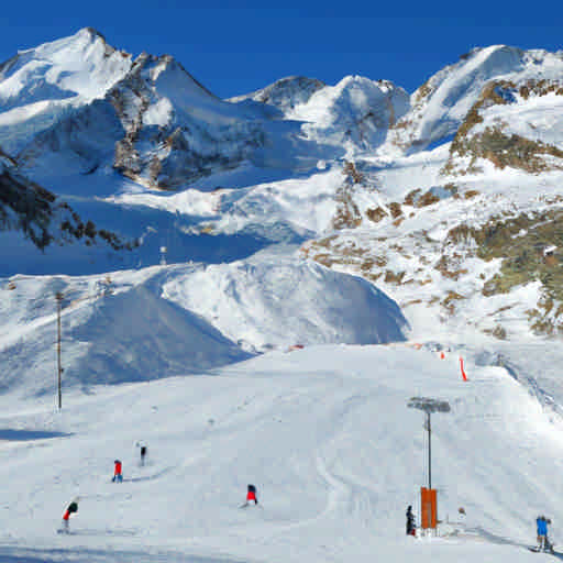 Skiing in Gudauri, Switzerland