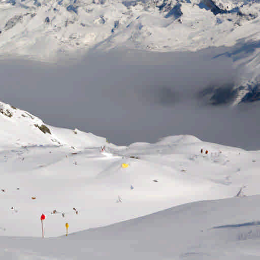 Skiing in Gudauri, Switzerland