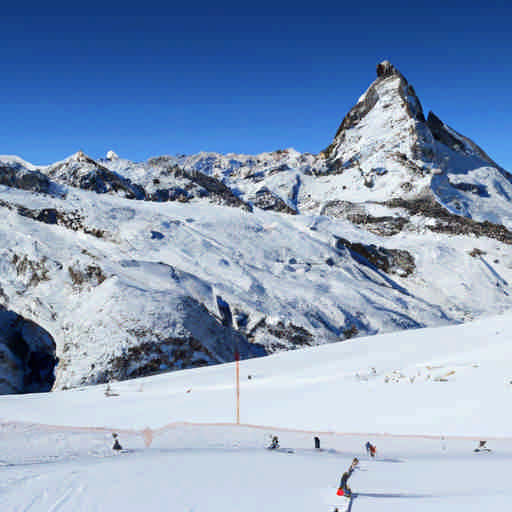 Skiing in Gudauri, Switzerland